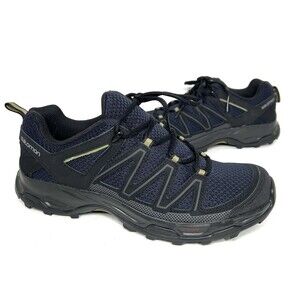 S alomon Pathfinder Hiking Shoes Mens Size 10 Blue